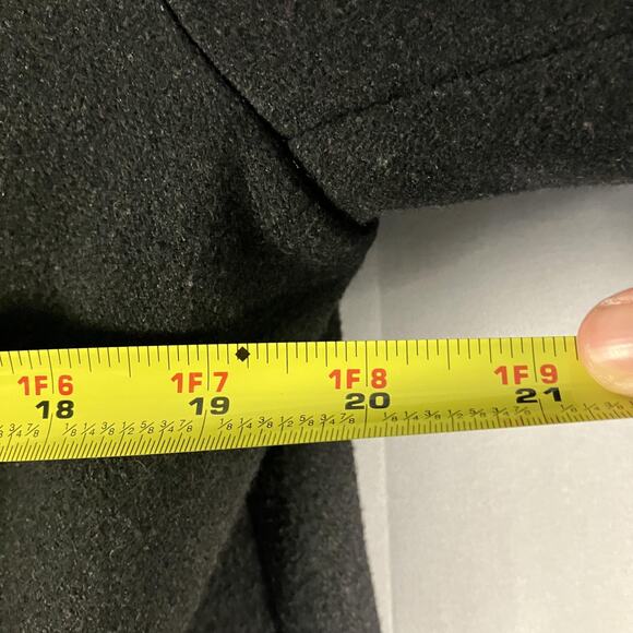 Alfani Jacket Mens Large Wool Blend Full Zip Button Front Coat Pockets - Picture 8 of 12